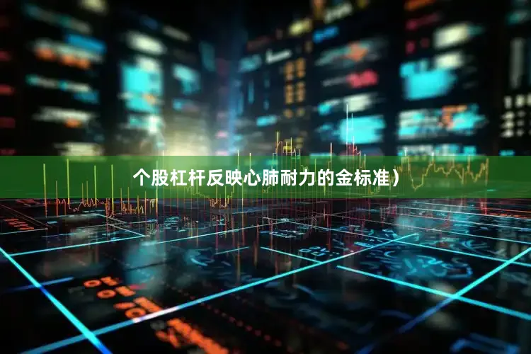 个股杠杆反映心肺耐力的金标准）